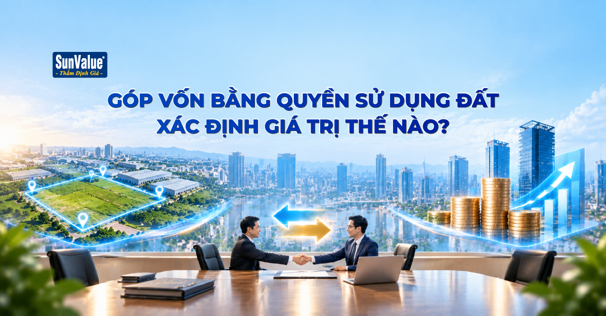 Góp vốn bằng quyền sử dụng đất cần xác định giá trị thế nào?