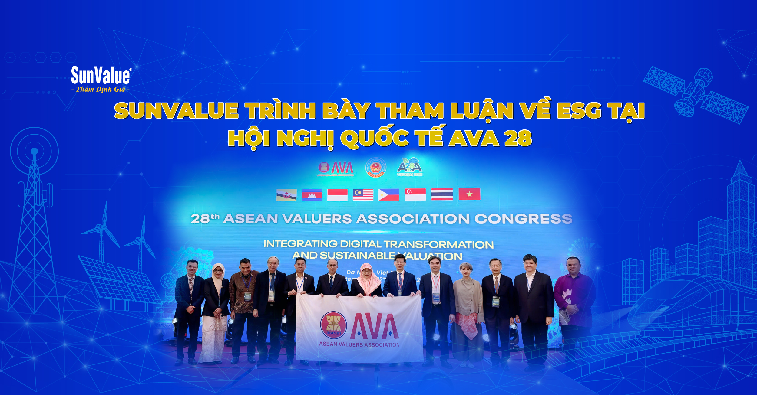 SunValue trình bày tham luận về ESG tại Hội nghị quốc tế AVA 28
