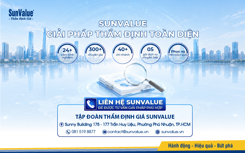 SunValue cung cấp giải pháp thẩm định giá toàn diện