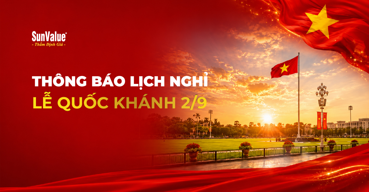 SunValue thông báo lịch nghỉ Lễ Quốc khánh 02/09/2026