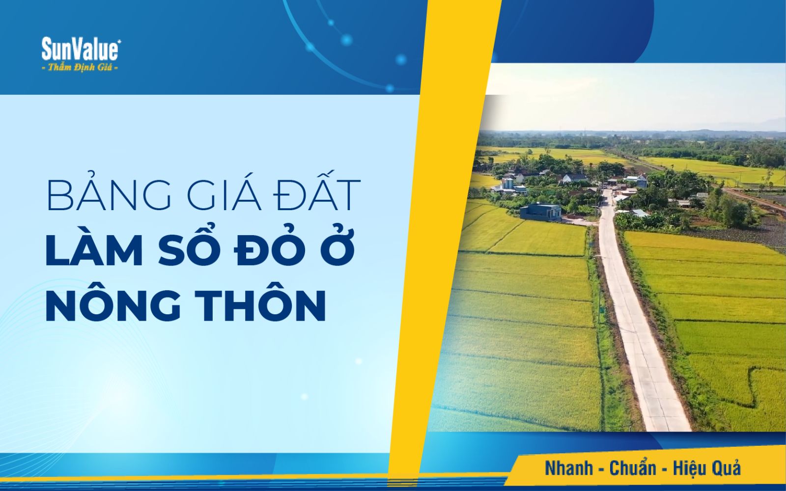 Bảng giá đất làm sổ đỏ đất ở nông thôn