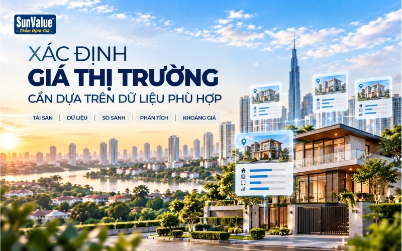 Dữ liệu xác định giá thị trường bất động sản