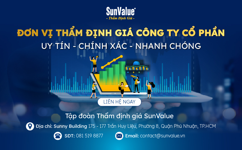 SunValue - Đơn vị thẩm định giá công ty cổ phần uy tín tại Việt Nam