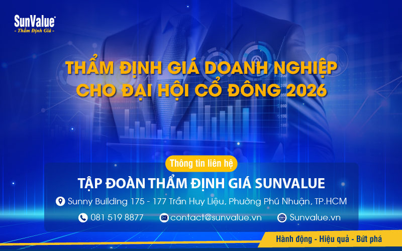 SunValue thẩm định giá doanh nghiệp cho đại hội cổ đông 2026