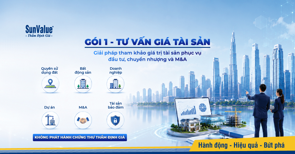 Gói 1 – Tư vấn giá tài sản của SunValue