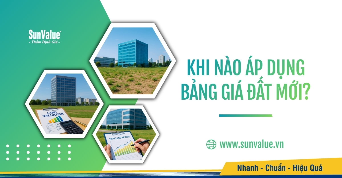 Khi nào áp dụng bảng giá đất mới