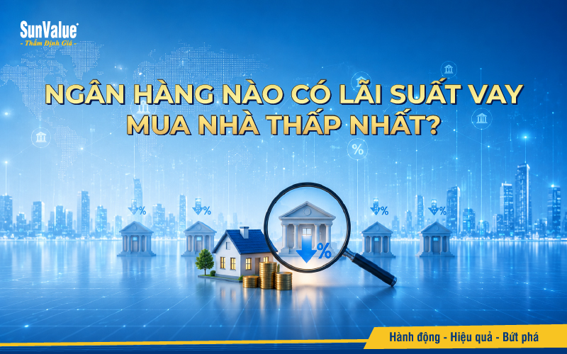 Ngân hàng nào có lãi suất vay mua nhà thấp nhất?