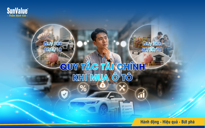 Quy tắc tài chính khi mua ô tô