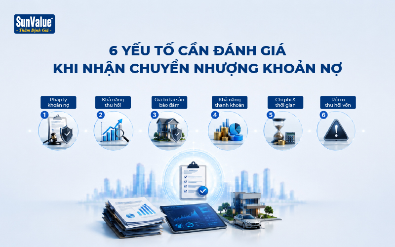 6 yếu tố cần đánh giá khi nhận chuyển nhượng khoản nợ