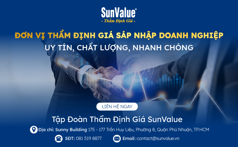 Dịch vụ thẩm định giá sáp nhập doanh nghiệp - SunValue