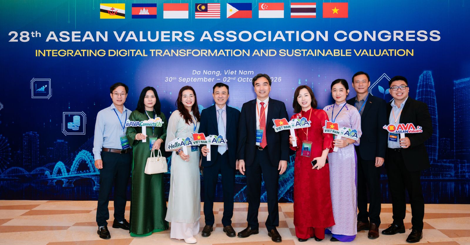 Ban Lãnh đạo SunValue tham dự Hội nghị quốc tế Hiệp hội Thẩm định viên về giá ASEAN lần thứ 28 tại Đà Nẵng