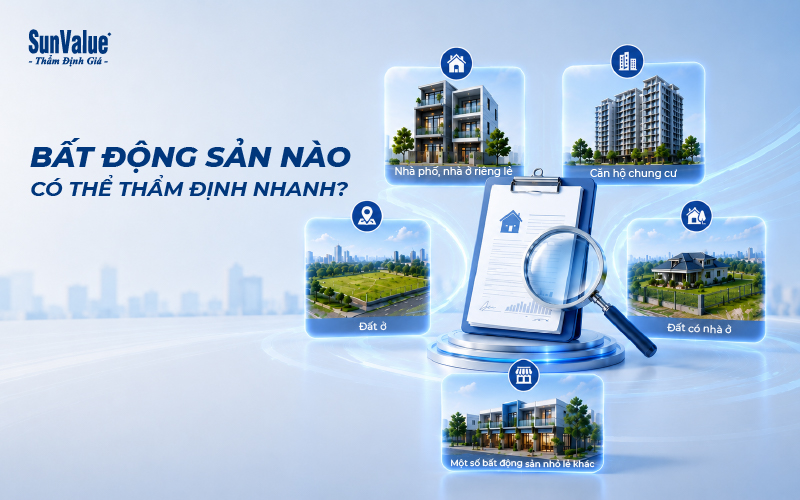 Những tài sản có thể thẩm định giá nhanh