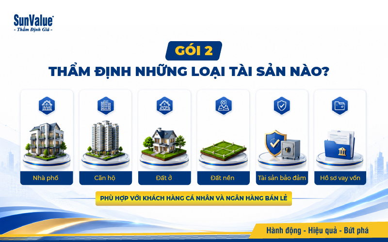 Phạm vi tài sản áp dụng cho Gói 2