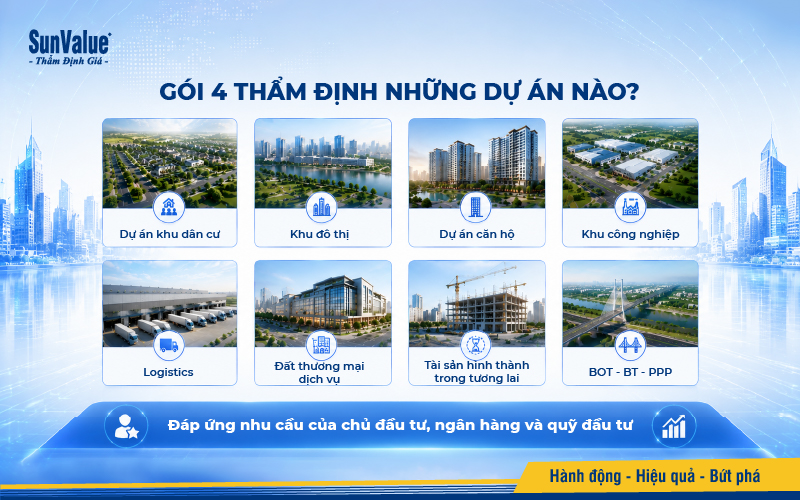 Phạm vi tài sản áp dụng cho Gói 4