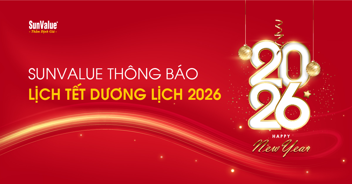 SunValue thông báo lịch nghỉ Tết Dương lịch 2026