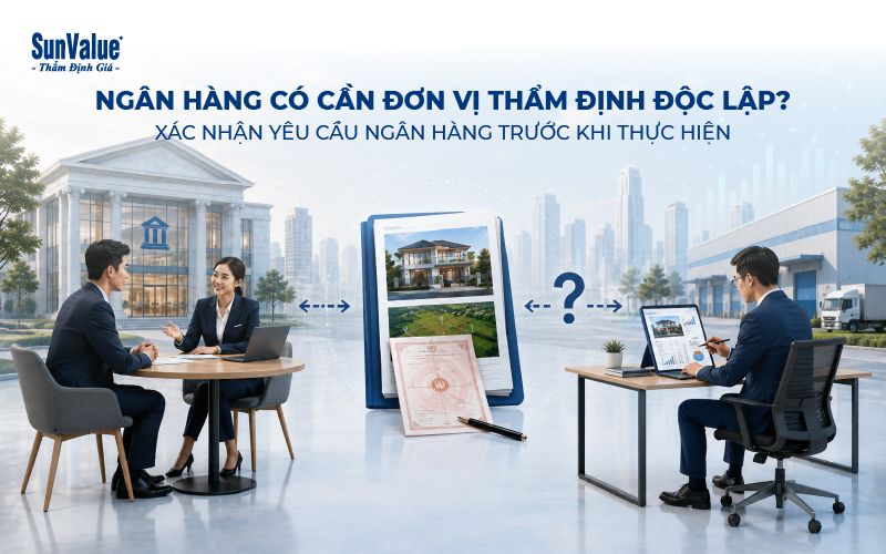 Ngân hàng có bắt buộc sử dụng công ty thẩm định giá độc lập không
