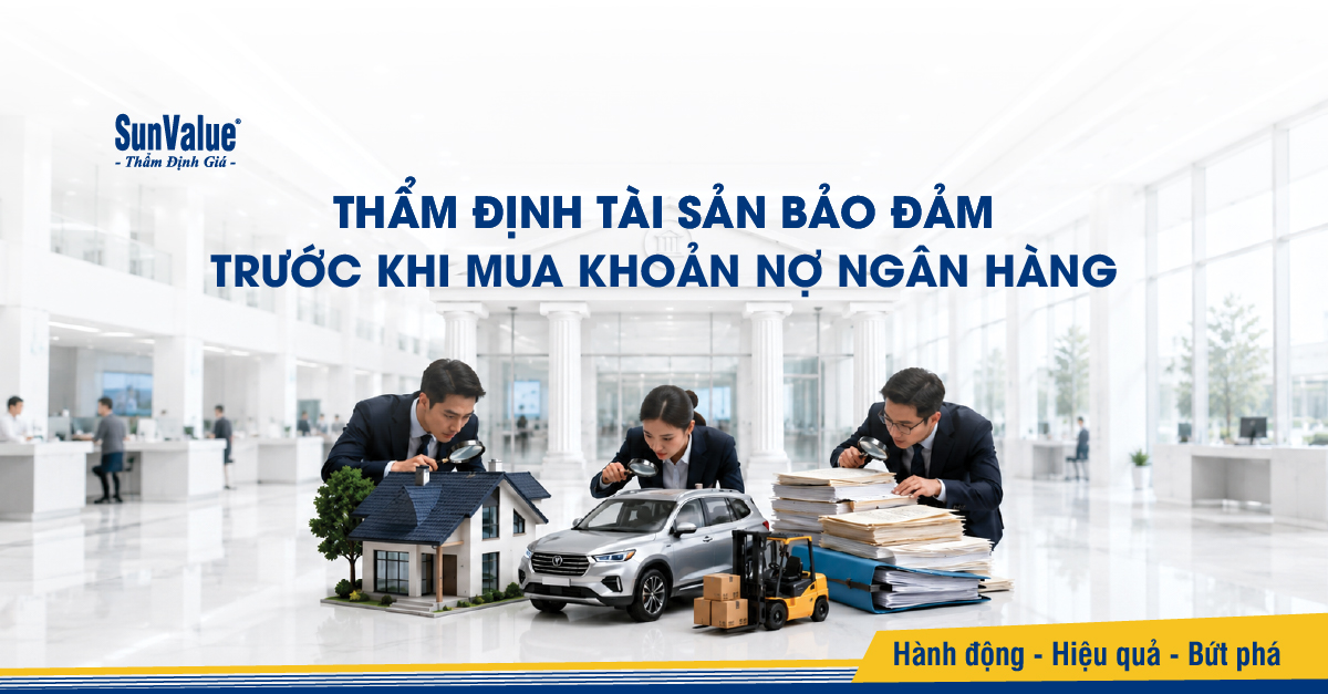 Thẩm định tài sản bảo đảm trước khi mua khoản nợ ngân hàng