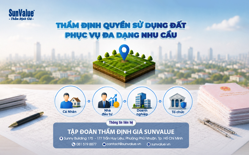 Dịch vụ thẩm định quyền sử dụng đất tại SunValue