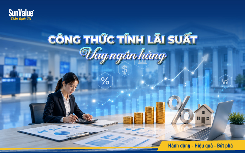 Công thức tính lãi suất vay ngân hàng